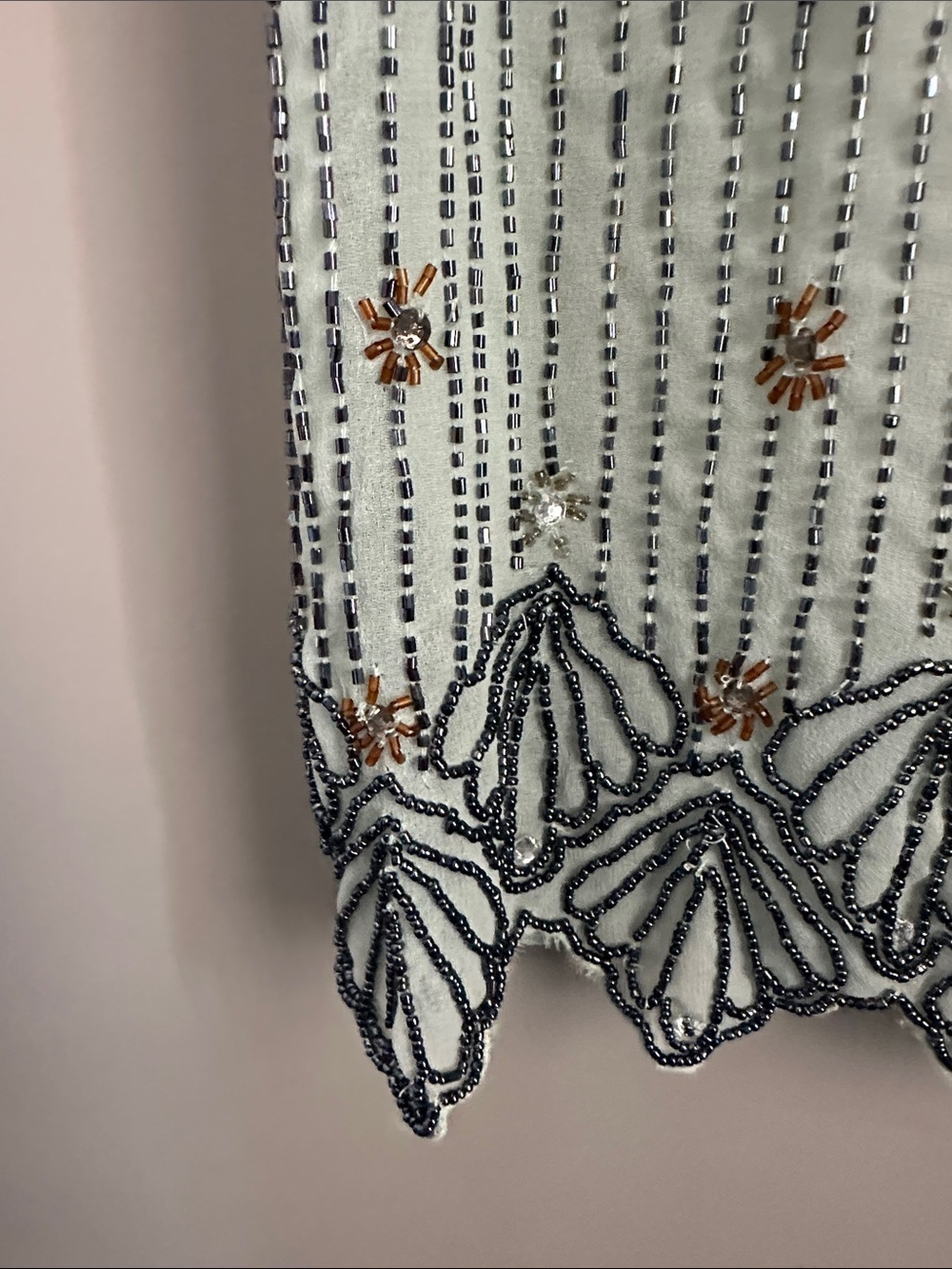Willow & Clay Mint Green Beaded Tank Top - Picture 9 of 15